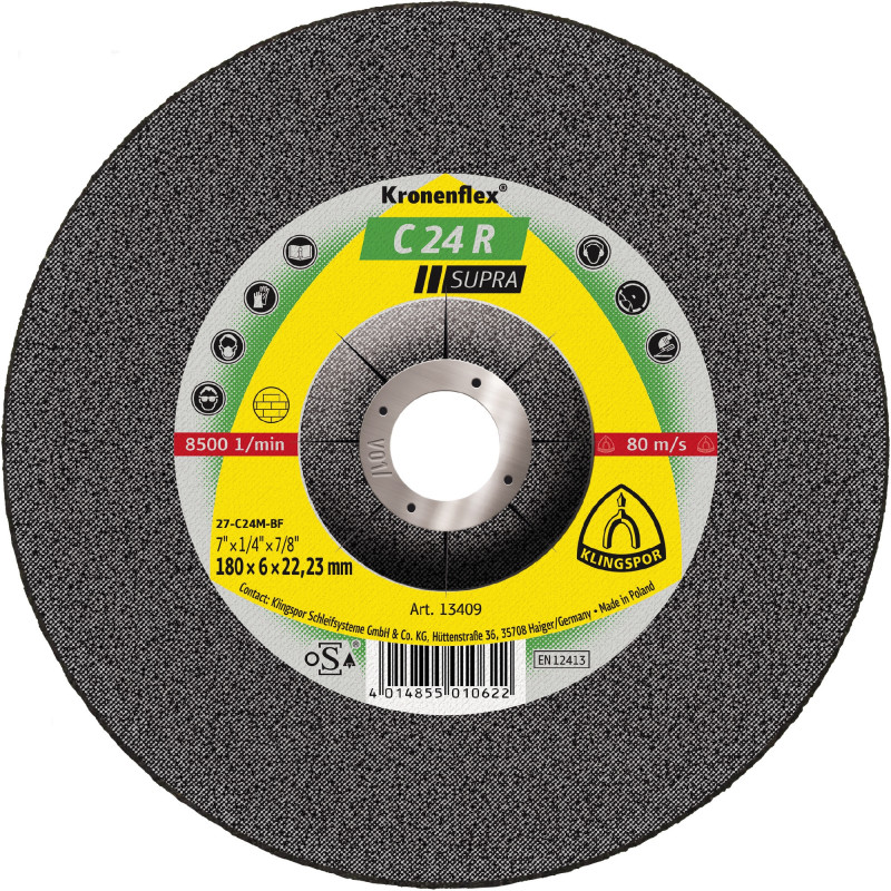 Tarcze do szlifowania Kronenflex - Linia Supra** C 24 R Supra